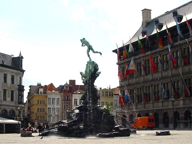 Antwerp statue