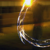 Ring of fire - Fire-spinning outside Sheffield University Students' Union