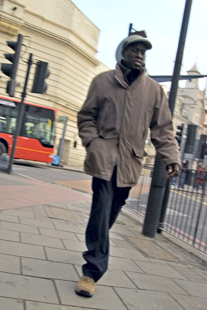 Man on Street, Kings Cross