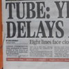 Evening Standard - Tube Delays