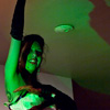 Lady Luck at Ultravixen's Peek A Boo burlesque night at Sola bar, Sheffield, 17th June 2006