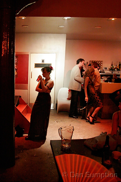 Ultravixen's Peek A Boo burlesque night at Sola bar, Sheffield, 17th June 2006