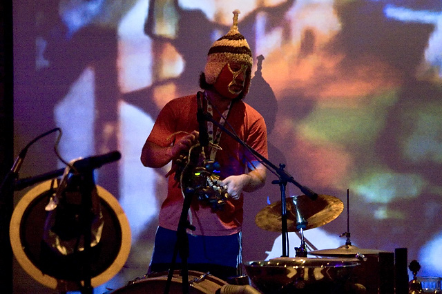Hotsnack performance at Short Circuits film night, Sheffield