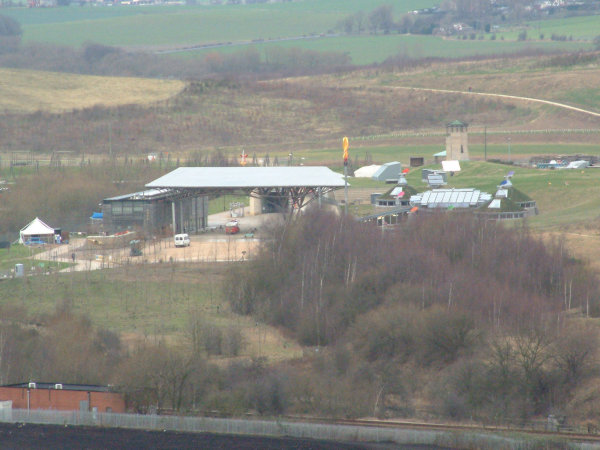 The Earth Centre, view from Conisborough Castle